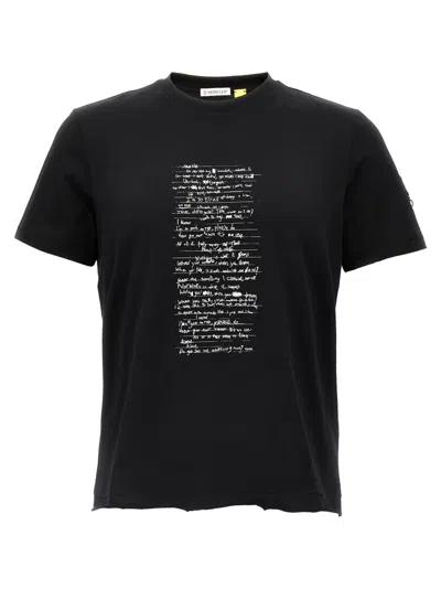 Moncler Black Cotton Jersey Alone T-shirt