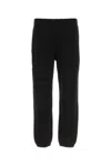 Moncler Men Black Cotton Joggers In Black