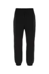 Moncler Comfortable Cotton Joggers Featuring Side Pockets In Black
