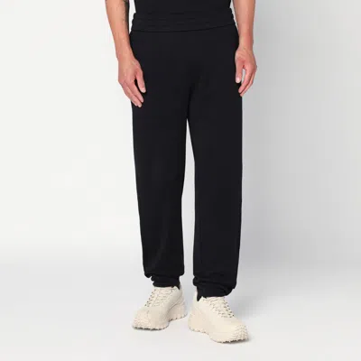 Moncler Black Cotton Jogging Pants