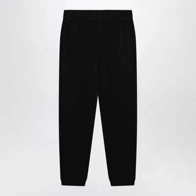 Moncler Black Cotton Jogging Pants Men