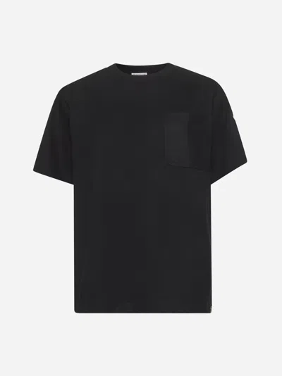 Moncler Back Detail Pocket T-shirt In Black