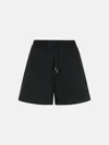 Moncler Black Cotton Shorts