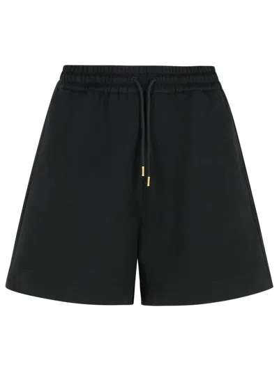 Moncler Black Cotton Shorts Women