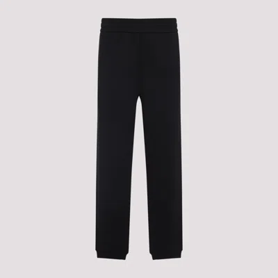 MONCLER BLACK COTTON SWEAT BOTTOMS