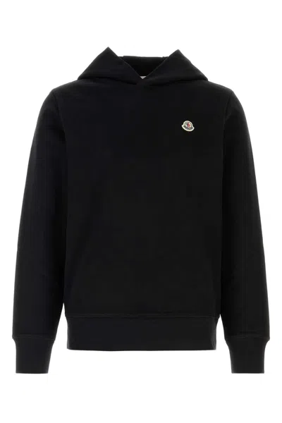 Moncler Black Cotton Sweatshirt
