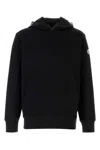 Moncler Men Logo Patch Hooded Sweatshirt In 999