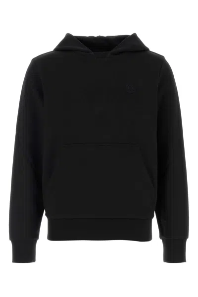 MONCLER BLACK COTTON SWEATSHIRT
