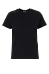 Moncler Black Crystal-embellished T-shirt In Black
