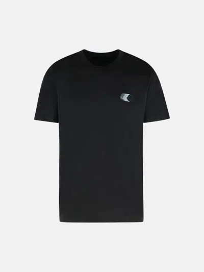 Moncler Black Cotton T-shirt
