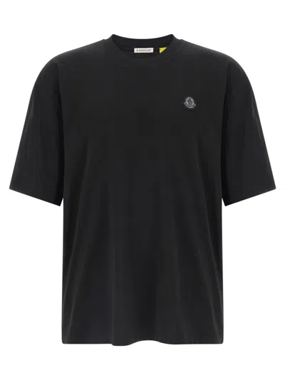 Moncler Black Cotton T-shirt