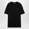 Moncler Logo Patch Crew Neck Short Sleeves T-shirt In Black