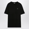 Moncler Logo Patch Crew Neck Short Sleeves T-shirt In Black
