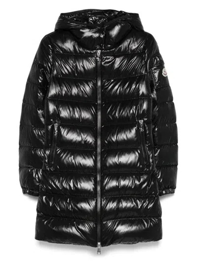MONCLER MONCLER BLACK 'COURCELLES' LONG DOWN JACKET