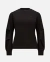 Moncler Black Crewneck Logo T-shirt In Black