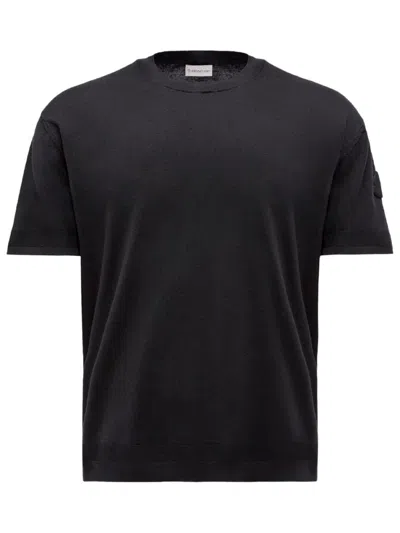 MONCLER BLACK CREWNECK T-SHIRT