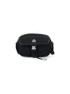 Moncler Black Crossbody Bag With Leather Accents And Adjustable Strap In Black