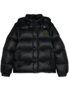 Moncler Cyclone 2-in-1 Short Down Jacket Blue In Black