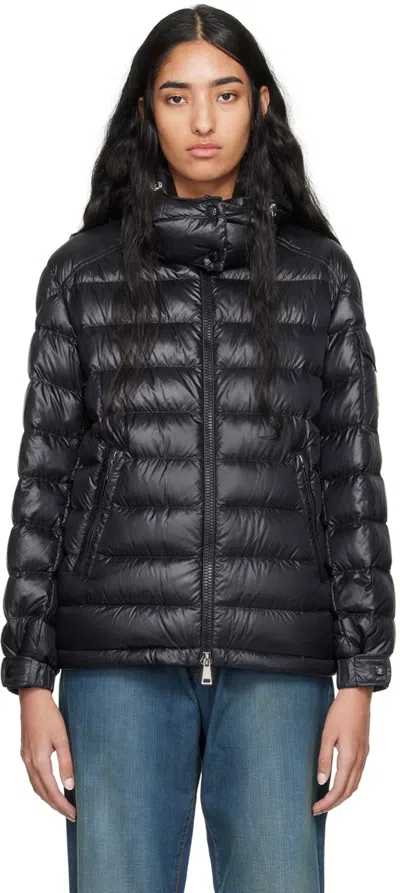 Moncler Black Dalles Down Jacket In 999 Black