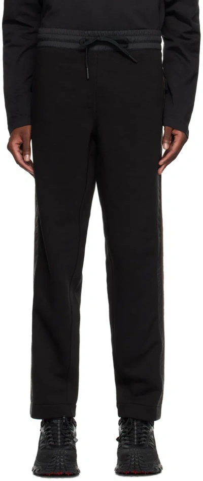 Moncler Black Day-namic Track Pants In 999 - Black