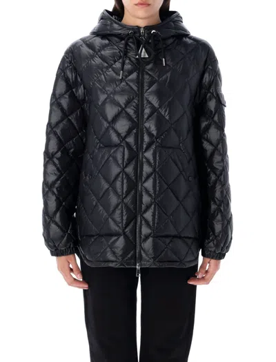 Moncler Black Diamond-quilted Jacket