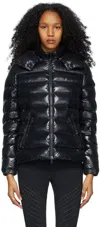Moncler Black Down Bady Jacket In 999 Black