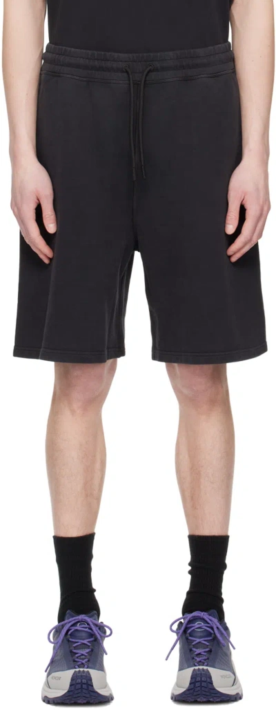 Moncler Mens Black Bermuda Shorts In 999 Black