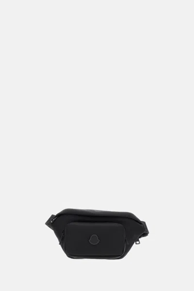 MONCLER BLACK DURANCE CROSSBODY BAG