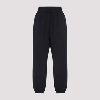 MONCLER BLACK ELASTIC WAIST JOGGERS