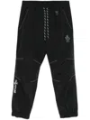 Moncler Gore-tex Ski Track Pants In Black