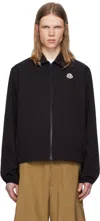 Moncler Hemmed Jacket With Collar And Zip Pockets In 999
