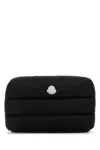 Moncler Caradoc Beauty Case In Quilted Black Nylon In Black