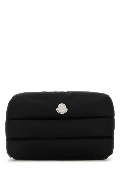 MONCLER BLACK FABRIC CARADOC BEAUTY CASE