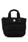 Moncler Borsa A Mano Caradoc Mini In Tessuto Nero Donna In Black