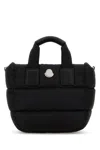 Moncler Black Fabric Mini Caradoc Handbag In Black