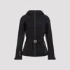 Moncler Relaxed Fit Technical Jacket With Adjustable Features In Black