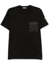 Moncler Klassisches T-shirt In Black