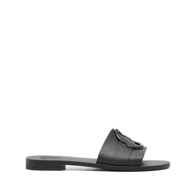 Moncler Black Flip-flops & Slides Women
