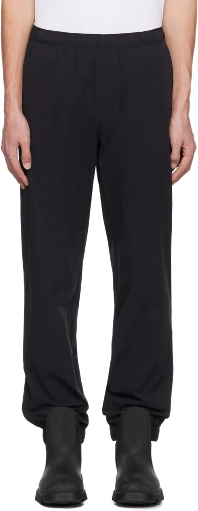 Moncler Black Four-pocket Sweatpants In 999 - Black