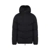 Moncler Forez Padded Stand-up Collar Jacket In Black