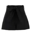 Moncler Black Polyester Blend Shorts