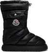 Moncler Gaia Pocket Mid Snow Boots In 999 Black