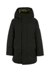 Moncler Black Gesudar Parka For Boy With Logo In Black