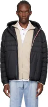 Moncler Zip-up Padded Jacket In 999 - Black