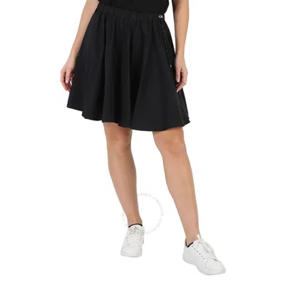Moncler Black Gathered Mini Skirt