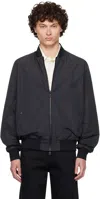 Moncler Grammot Technical Bomber Jacket In Transparent