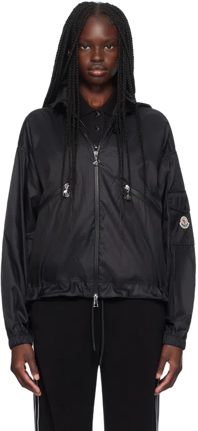 Moncler Black Hemar Jacket In 999 Black