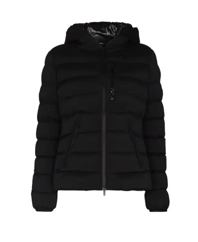 Moncler Black Hooded Down Jacket