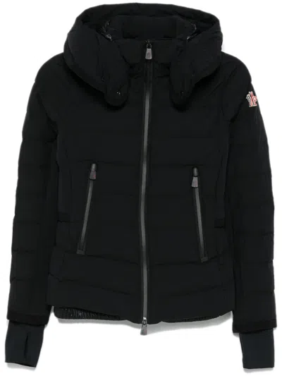 MONCLER BLACK HOODED JACKET