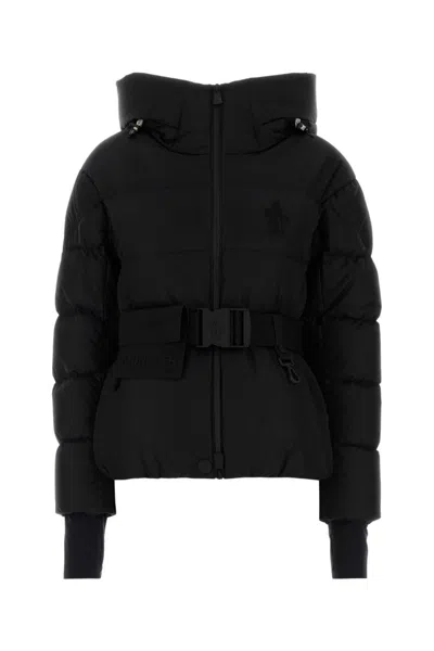 Moncler Grenoble Bouquetin Hooded Down Puffer Jacket In Black